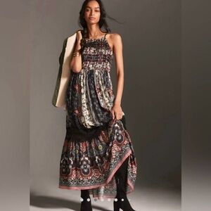 Anthropologie Bhanuni by Jyoti Bohemian Maxi dress size 8